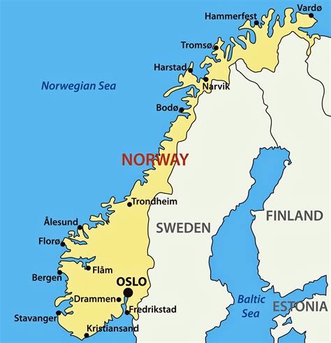 norway map